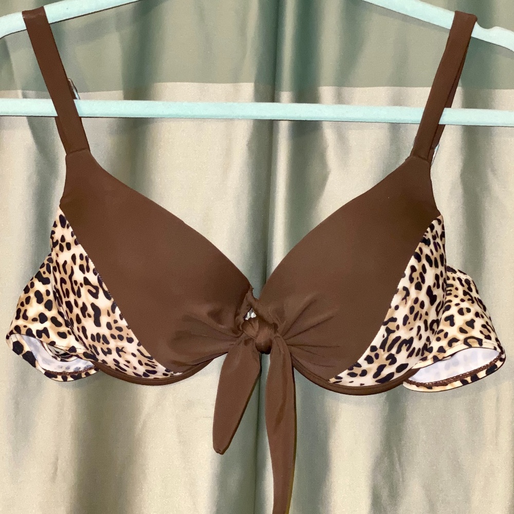 Rae leopard print swimming suit, 2 pieces, size 52/4XL